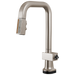 Brizo Frank Lloyd Wright 64923LF SmartTouch Pull-Down Prep Faucet with Square Spout and Wood/Concrete Wand - Less Handle