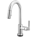 Brizo Litze 64943LF Smarttouch Pull-Down Prep Faucet with Arc Spout - Knurled Handle