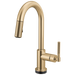 Brizo Litze 64943LF Smarttouch Pull-Down Prep Faucet with Arc Spout - Knurled Handle