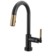 Brizo Litze 64943LF Smarttouch Pull-Down Prep Faucet with Arc Spout - Knurled Handle