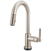Brizo Litze 64943LF Smarttouch Pull-Down Prep Faucet with Arc Spout - Knurled Handle