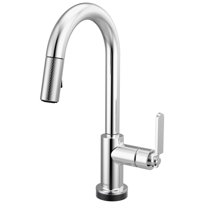 Brizo Litze 64944LF Smarttouch Pull-Down Prep Faucet with Arc Spout - Industrial Handle