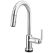 Brizo Litze 64944LF Smarttouch Pull-Down Prep Faucet with Arc Spout - Industrial Handle