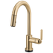 Brizo Litze 64944LF Smarttouch Pull-Down Prep Faucet with Arc Spout - Industrial Handle