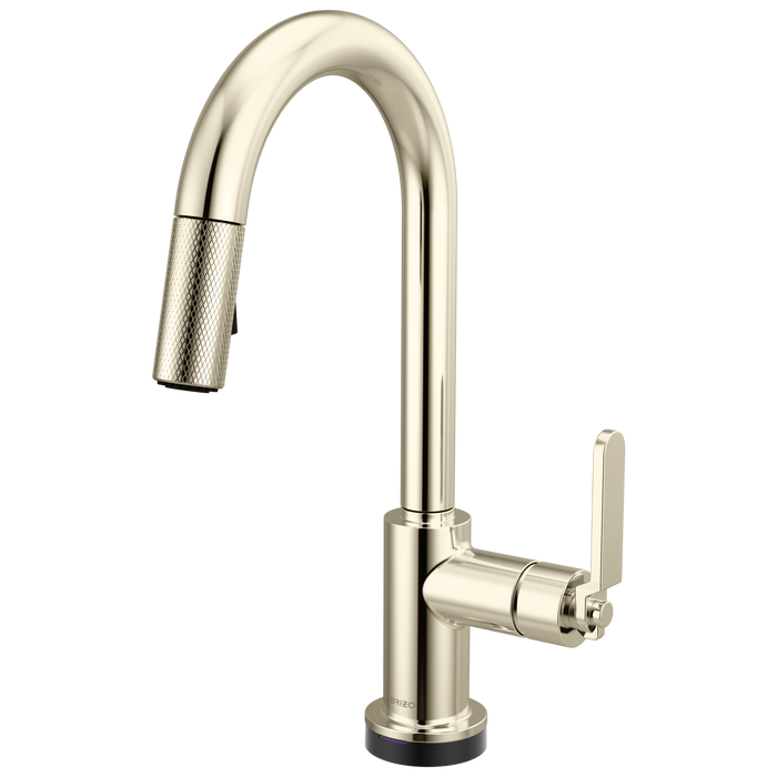 Brizo Litze 64944LF Smarttouch Pull-Down Prep Faucet with Arc Spout - Industrial Handle