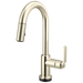 Brizo Litze 64944LF Smarttouch Pull-Down Prep Faucet with Arc Spout - Industrial Handle