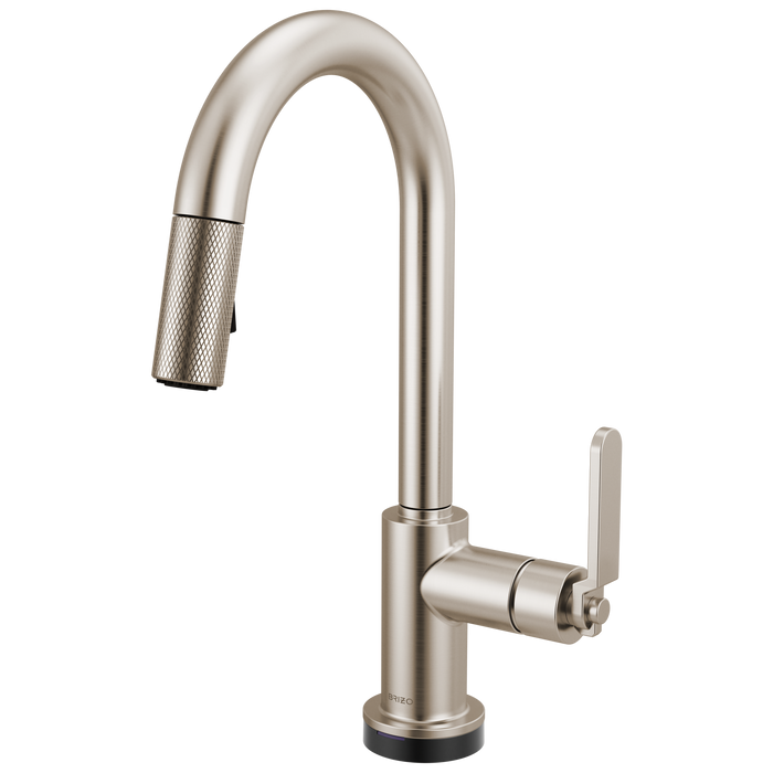 Brizo Litze 64944LF Smarttouch Pull-Down Prep Faucet with Arc Spout - Industrial Handle