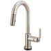 Brizo Litze 64944LF Smarttouch Pull-Down Prep Faucet with Arc Spout - Industrial Handle