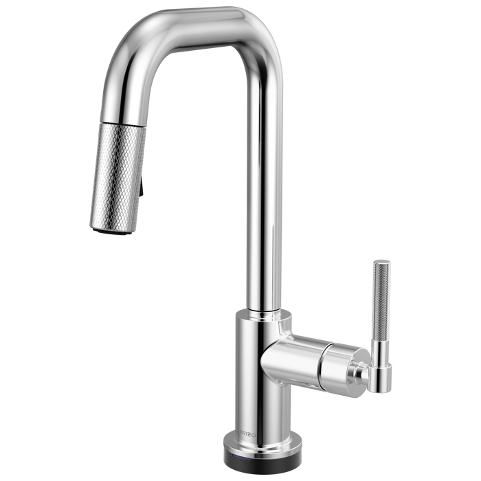 Brizo Litze 64953LF Smarttouch Pull-Down Prep Faucet with Square Spout - Knurled Handle