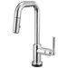 Brizo Litze 64953LF Smarttouch Pull-Down Prep Faucet with Square Spout - Knurled Handle