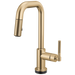 Brizo Litze 64953LF Smarttouch Pull-Down Prep Faucet with Square Spout - Knurled Handle