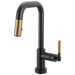 Brizo Litze 64953LF Smarttouch Pull-Down Prep Faucet with Square Spout - Knurled Handle