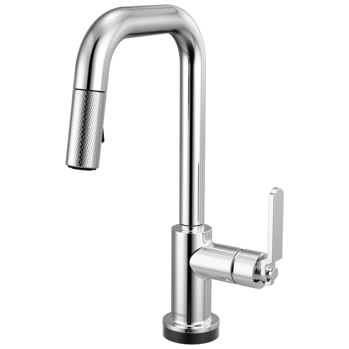 Brizo Litze 64954LF Smarttouch Pull-Down Prep Faucet with Square Spout - Industrial Handle