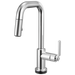 Brizo Litze 64954LF Smarttouch Pull-Down Prep Faucet with Square Spout - Industrial Handle