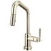 Brizo Litze 64963LF Smarttouch Pull-Down Prep Faucet with Angle Spout - Knurled Handle