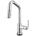 Brizo Litze 64964LF Smarttouch Pull-Down Prep Faucet with Angle Spout - Industrial Handle