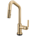 Brizo Litze 64964LF Smarttouch Pull-Down Prep Faucet with Angle Spout - Industrial Handle