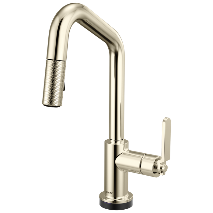 Brizo Litze 64964LF Smarttouch Pull-Down Prep Faucet with Angle Spout - Industrial Handle