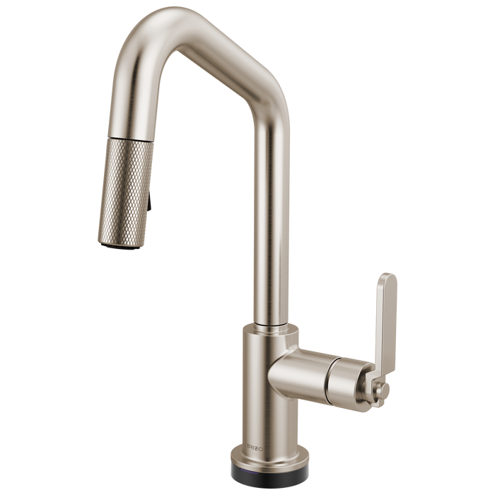 Brizo Litze 64964LF Smarttouch Pull-Down Prep Faucet with Angle Spout - Industrial Handle