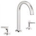 Brizo Kintsu 65306LF Widespread Lavatory Faucet with Arc Spout - Less Handles 1.5 GPM, Chrome