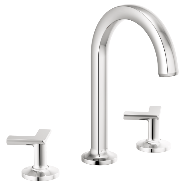 Brizo Kintsu 65306LF Widespread Lavatory Faucet with Arc Spout - Less Handles 1.5 GPM, Chrome