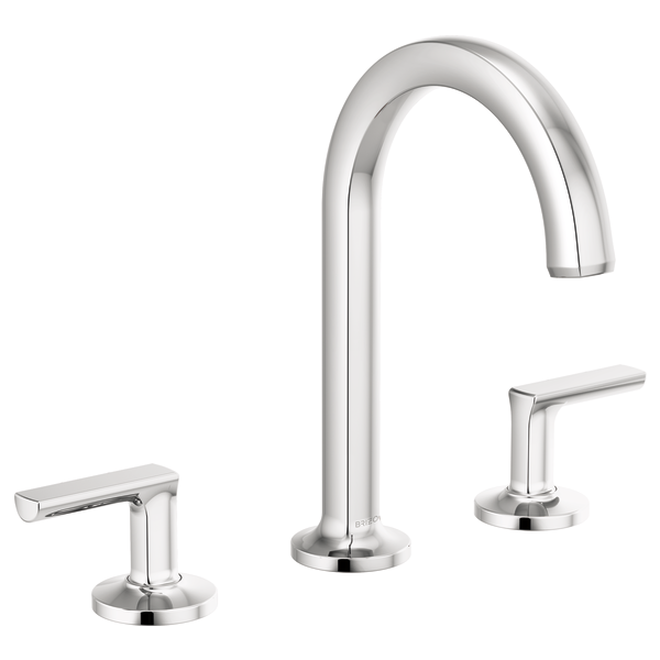 Brizo Kintsu 65306LF Widespread Lavatory Faucet with Arc Spout - Less Handles 1.5 GPM, Chrome
