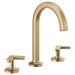 Brizo Kintsu: Widespread Lavatory Faucet with Arc Spout - Less Handles 1.5 GPM