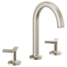 Brizo Kintsu: Widespread Lavatory Faucet with Arc Spout - Less Handles 1.5 GPM
