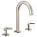 Brizo Kintsu: Widespread Lavatory Faucet with Arc Spout - Less Handles 1.5 GPM