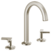Brizo Kintsu: Widespread Lavatory Faucet with Arc Spout - Less Handles 1.5 GPM