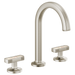 Brizo Kintsu: Widespread Lavatory Faucet with Arc Spout - Less Handles 1.5 GPM