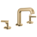 Brizo Kintsu: Widespread Lavatory Faucet with Arc Spout - Less Handles 1.2 GPM
