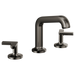Brizo Kintsu 65307LF Widespread Lavatory Faucet with Angled Spout - Less Handles 1.5 GPM, Brilliance Black Onyx