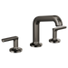 Brizo Kintsu 65307LF Widespread Lavatory Faucet with Angled Spout - Less Handles 1.5 GPM, Brilliance Black Onyx