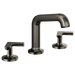 Brizo Kintsu 65307LF Widespread Lavatory Faucet with Angled Spout - Less Handles 1.5 GPM, Brilliance Black Onyx