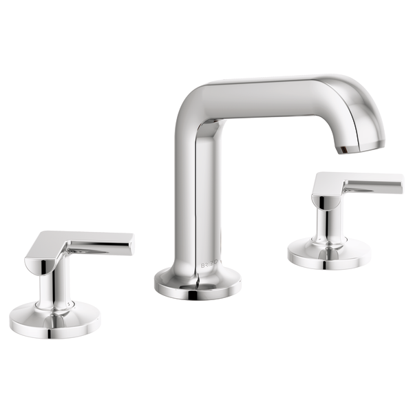 Brizo Kintsu 65307LF Widespread Lavatory Faucet with Angled Spout - Less Handles 1.5 GPM, Chrome