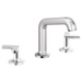 Brizo Kintsu 65307LF Widespread Lavatory Faucet with Angled Spout - Less Handles 1.5 GPM, Chrome