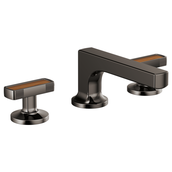 Brizo Kintsu 65308LF Widespread Lavatory Faucet with Low Spout - Less Handles 1.5 GPM, Brilliance Black Onyx