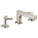 Brizo Kintsu 65308LF Widespread Lavatory Faucet with Low Spout - Less Handles 1.5 GPM, Luxe Nickel