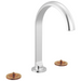 Brizo Roccesco 653110LF Widespread Lavatory Faucet with Arc Spout - Less Handles