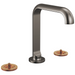 Brizo Roccesco 653111LF Widespread Lavatory Faucet with Square Spout - Less Handles