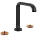 Brizo Roccesco 653111LF Widespread Lavatory Faucet with Square Spout - Less Handles