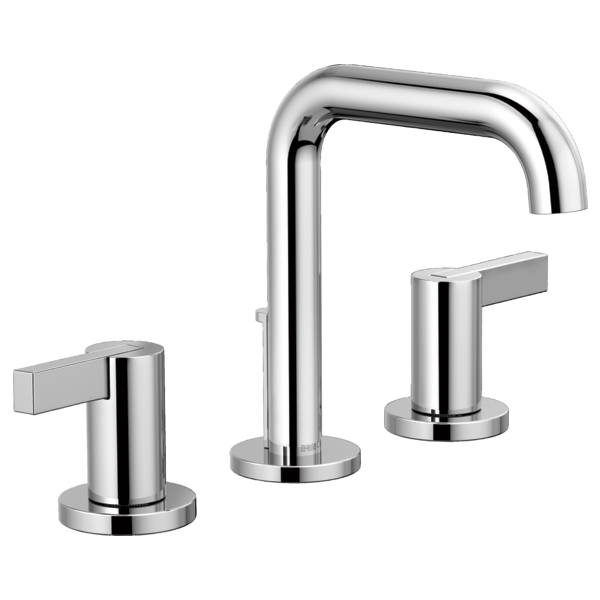 Brizo Litze: Widespread Lavatory Faucet with High Spout - Less Handles 1.2 GPM