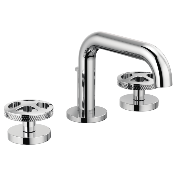 Brizo Litze: Widespread Lavatory Faucet with Low Spout - Less Handles 1.2 GPM