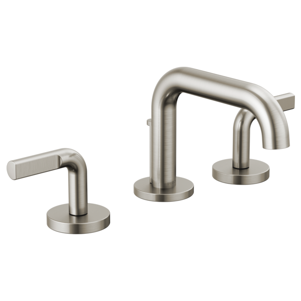 Brizo Litze: Widespread Lavatory Faucet with Low Spout - Less Handles 1.2 GPM