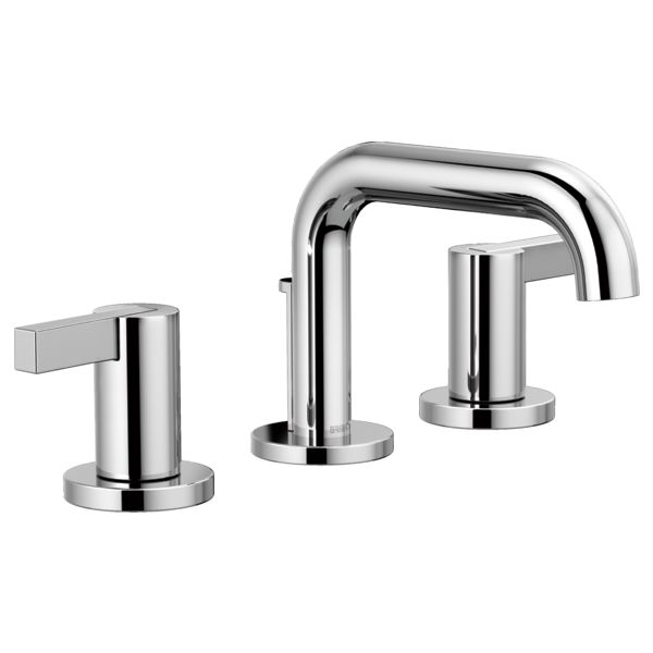 Brizo Litze: Widespread Lavatory Faucet with Low Spout - Less Handles 1.5 GPM