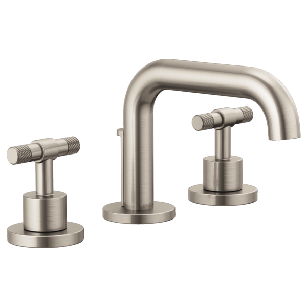 Brizo Litze: Widespread Lavatory Faucet with Low Spout - Less Handles 1.5 GPM
