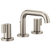 Brizo Litze: Widespread Lavatory Faucet with Low Spout - Less Handles 1.5 GPM