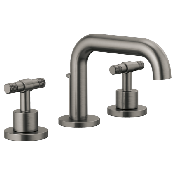Brizo Litze 65334LF Widespread Lavatory Faucet with Low Spout - Less Handles 1.5 GPM, Luxe Steel