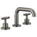 Brizo Litze 65334LF Widespread Lavatory Faucet with Low Spout - Less Handles 1.5 GPM, Luxe Steel